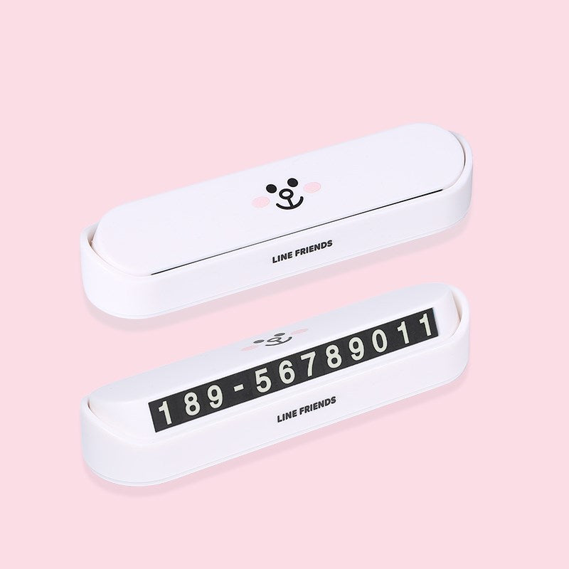In-car personality and creative phone number plate