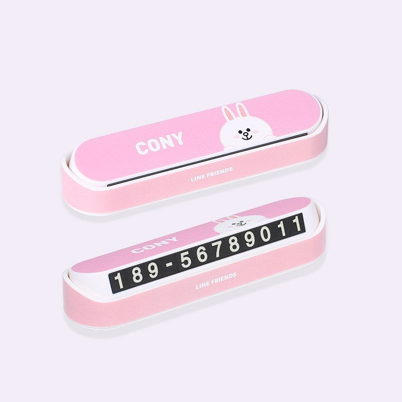 In-car personality and creative phone number plate