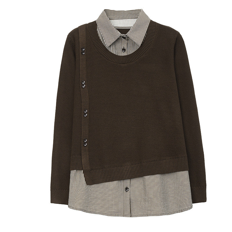 Western Style Women's Spring And Autumn Bottoming Shirt