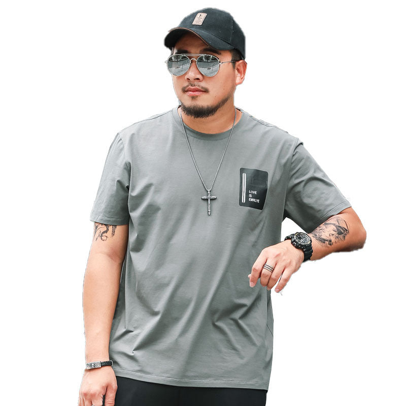 Men's Short Sleeve Printed Loose T-shirt