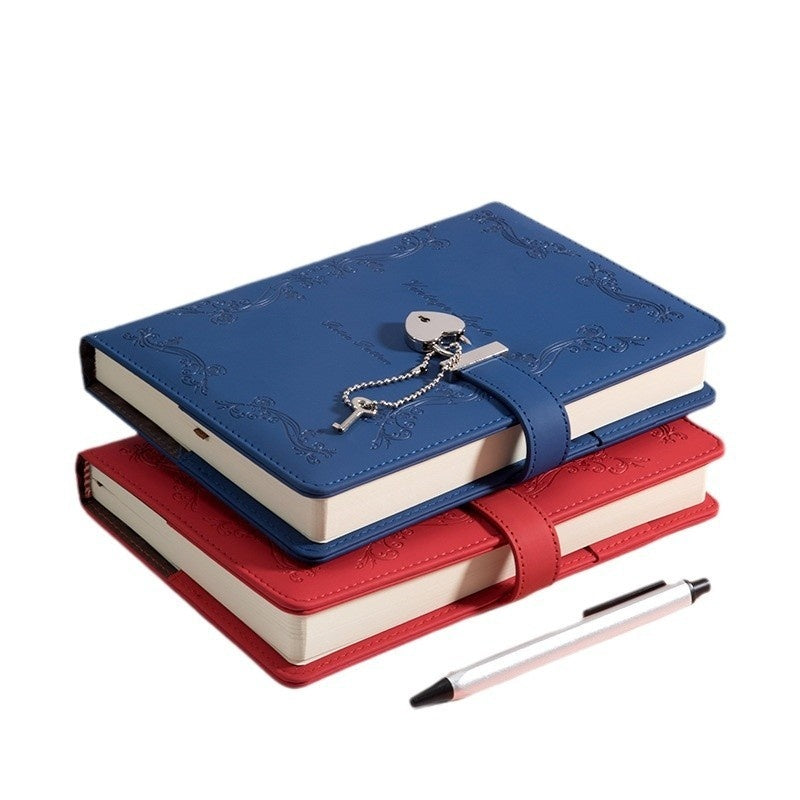 Diary Book With Lock Book Pu Creative