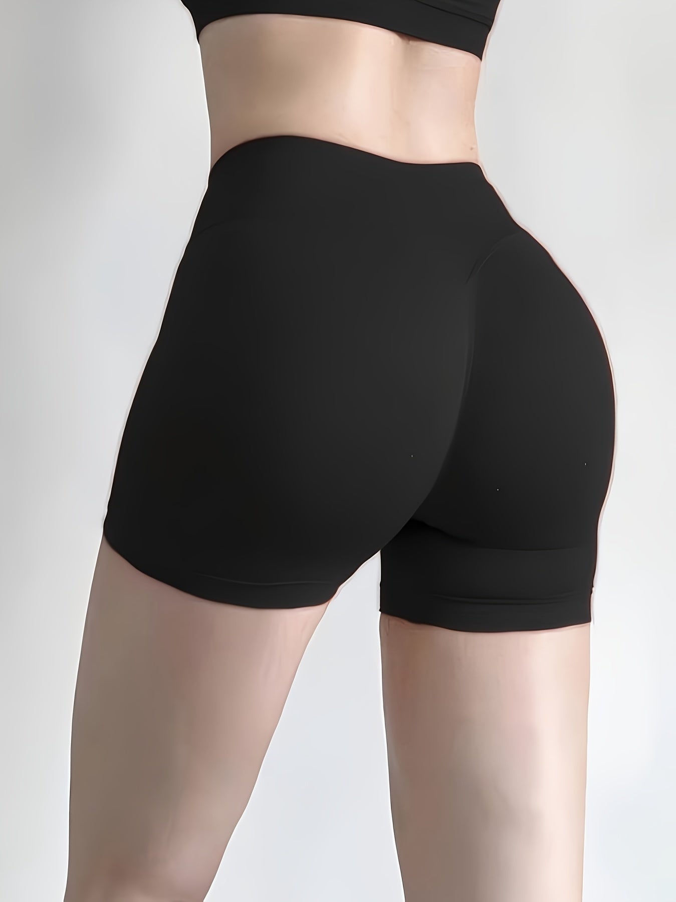 High-Waisted Yoga Shorts - Quick-Dry & Squat-Proof