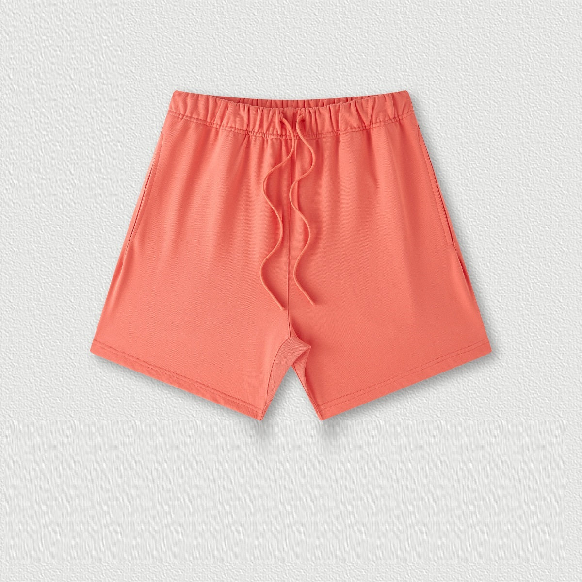 Earth Color Basic Style Medium And Large Children's Cotton Shorts