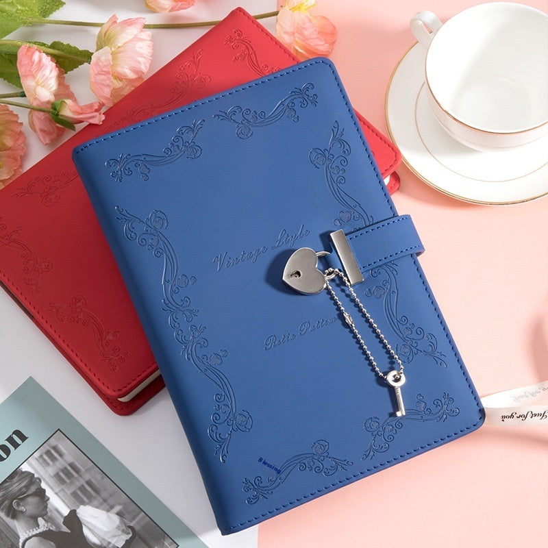 Diary Book With Lock Book Pu Creative