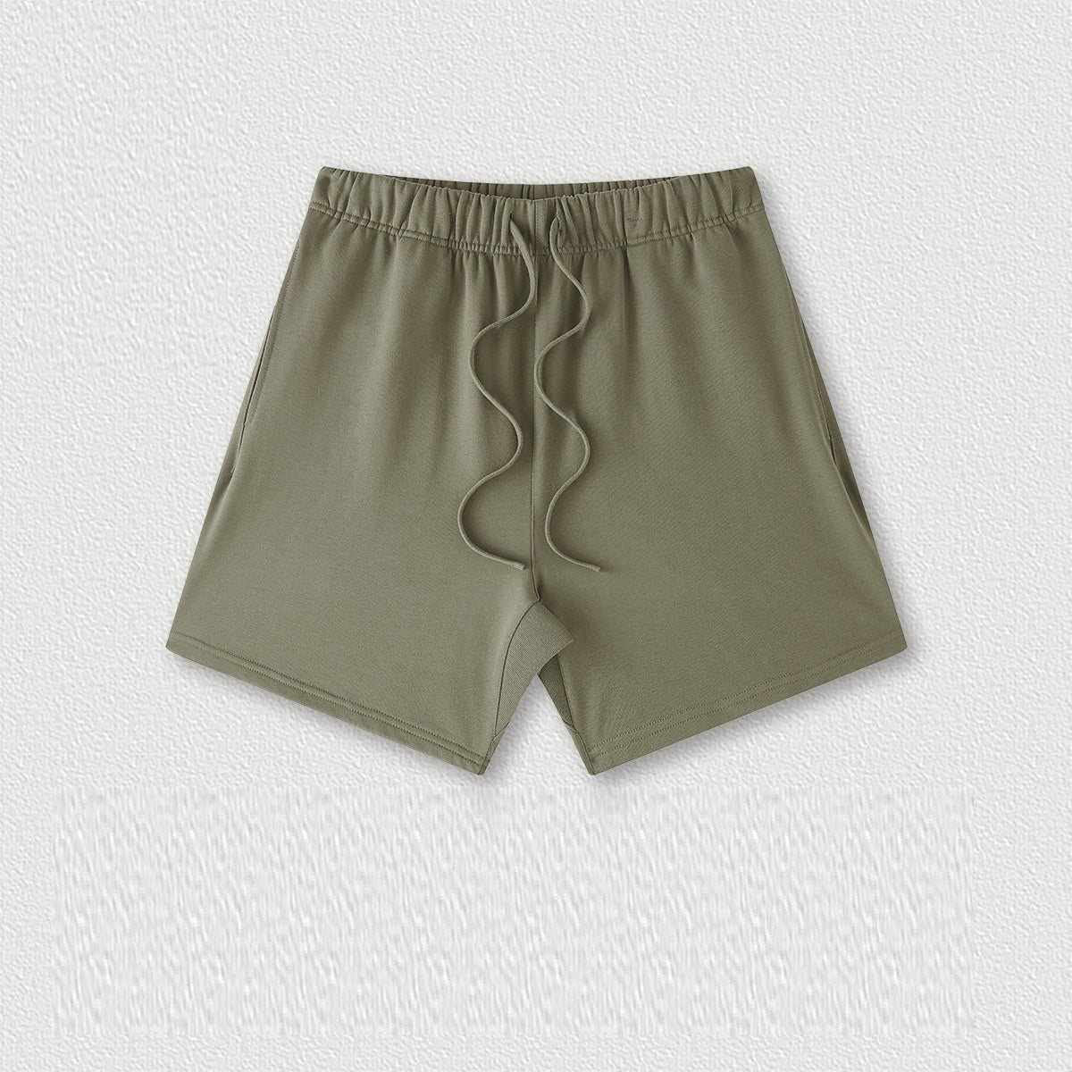 Earth Color Basic Style Medium And Large Children's Cotton Shorts