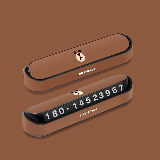 In-car personality and creative phone number plate