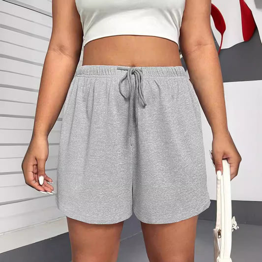 Fashion Drawstring Yoga Outdoor Exercise Shorts Women