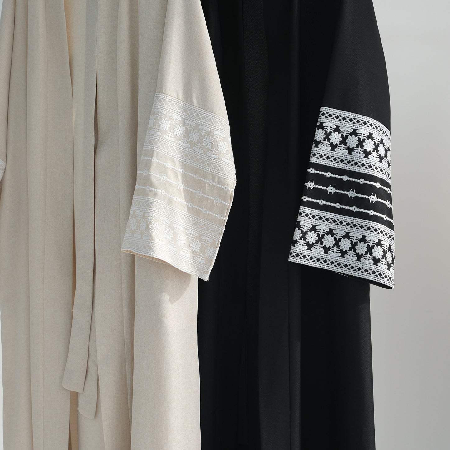 Dubai Middle East Turkey Dubai Embroidered Elegant Cardigan Robe
