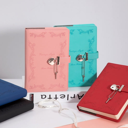 Diary Book With Lock Book Pu Creative