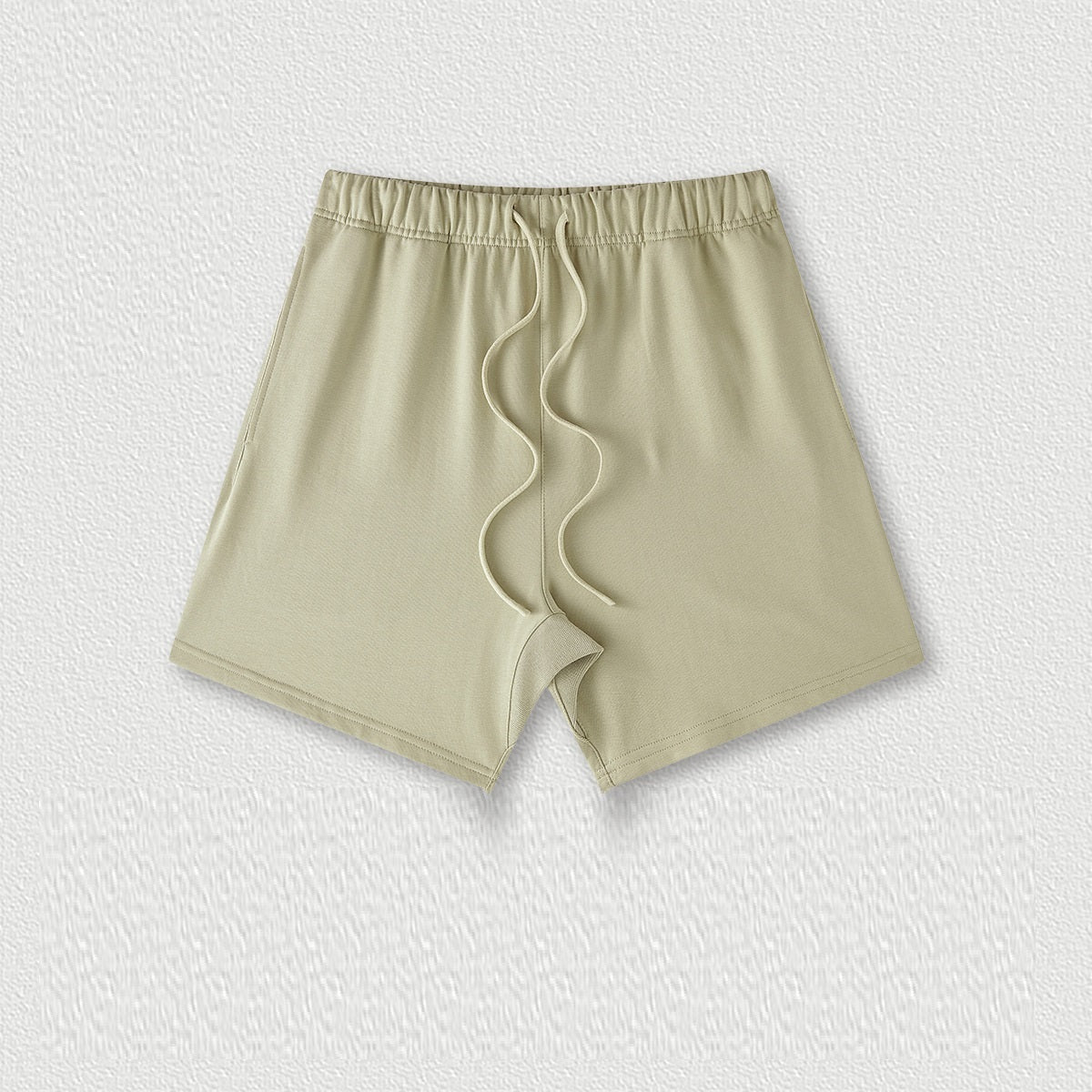 Earth Color Basic Style Medium And Large Children's Cotton Shorts
