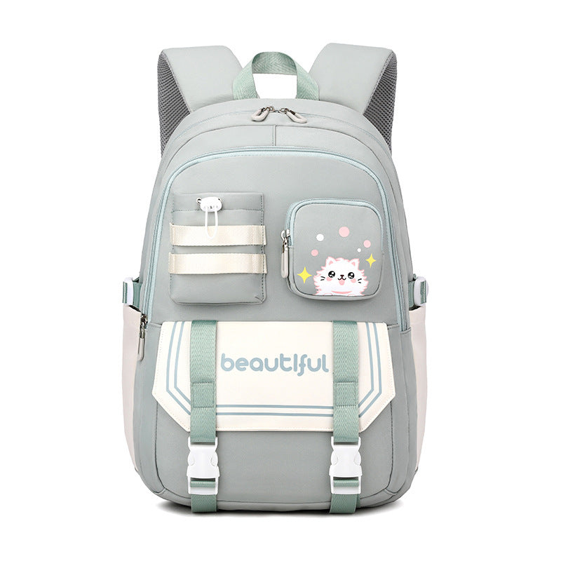 Large Capacity Schoolbag For Primary School Girls Cute