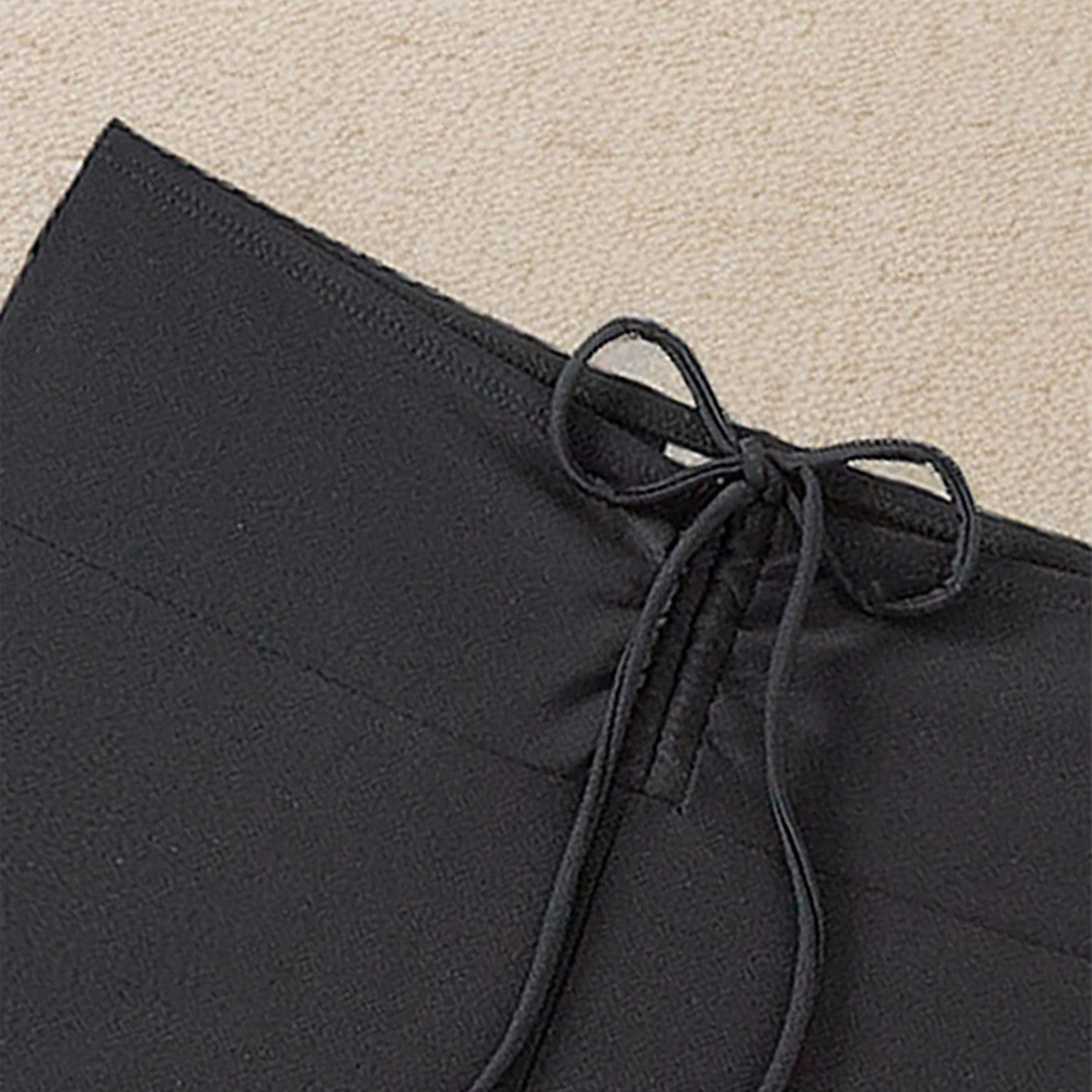 Solid Color Drawstring Lace Shorts Sexy Bikini Swimming Trunks